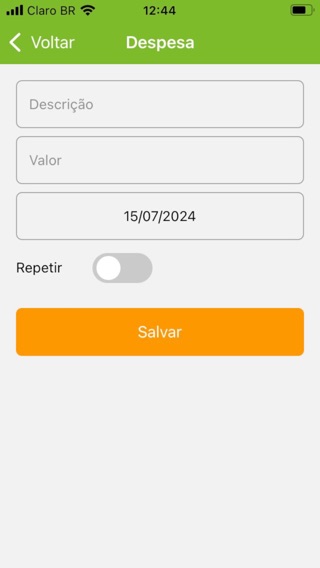 Minhas Despesas App — captura 3